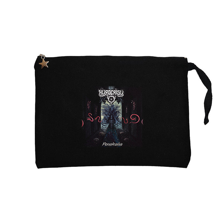 Hypocrisy Penetralia Siyah Clutch Astarlı Cüzdan / El Çantası
