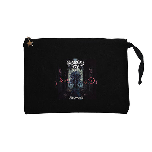 Hypocrisy Penetralia Siyah Clutch Astarlı Cüzdan / El Çantası