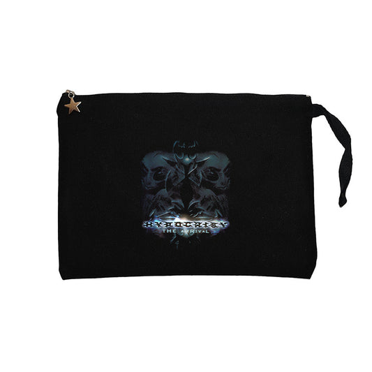 Hypocrisy The Arrival Siyah Clutch Astarlı Cüzdan / El Çantası