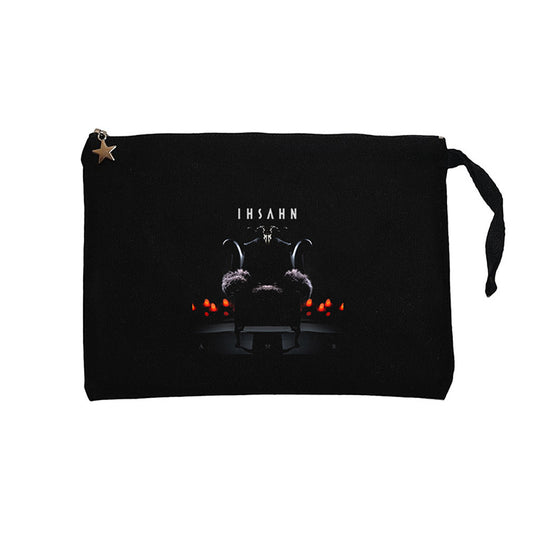 Ihsahn Àmr Siyah  Clutch Astarlı Cüzdan / El Çantası