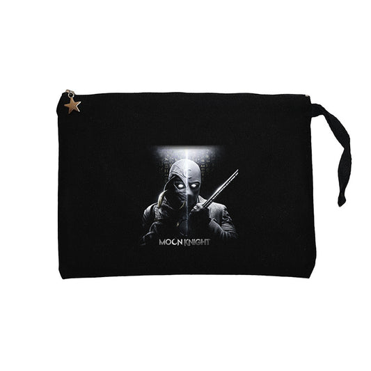 Moon Knight Warrios Siyah  Clutch Astarlı Cüzdan / El Çantası