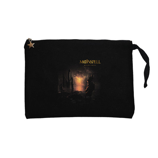 Moonspell Hermitage Siyah Clutch Astarlı Cüzdan / El Çantası