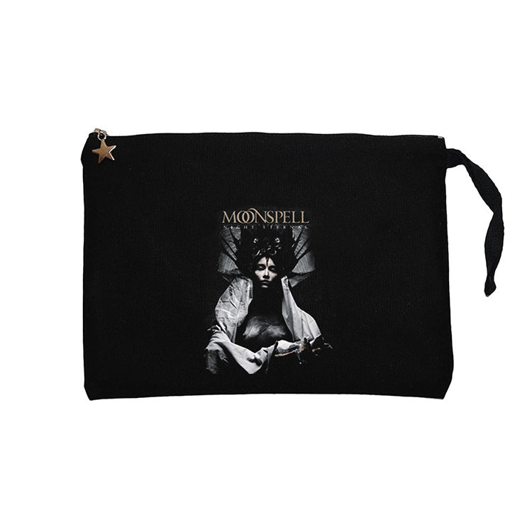 Moonspell Night Eternal Siyah Clutch Astarlı Cüzdan / El Çantası