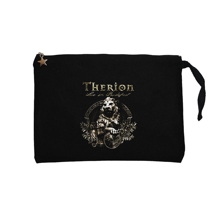 Therion 20th Anniversary Show Siyah Clutch Astarlı Cüzdan / El Çantası