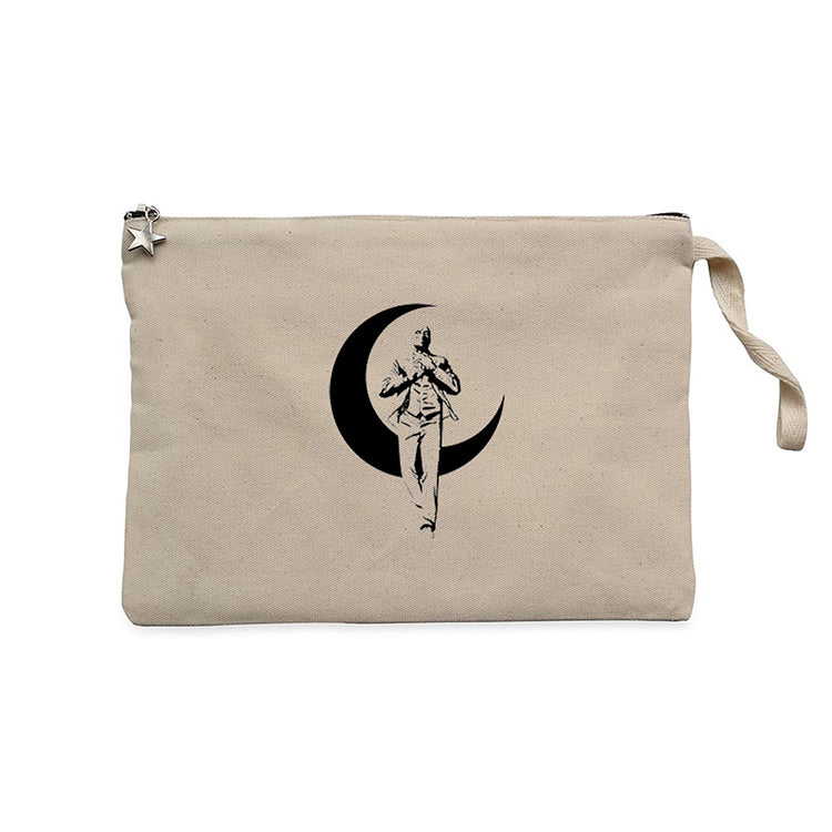 Moon Knight Sketch Krem Clutch Astarlı Cüzdan / El Çantası