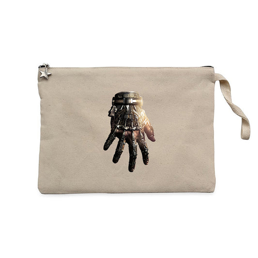 Call Of Duty Iron Hand Krem Clutch Astarlı Cüzdan / El Çantası