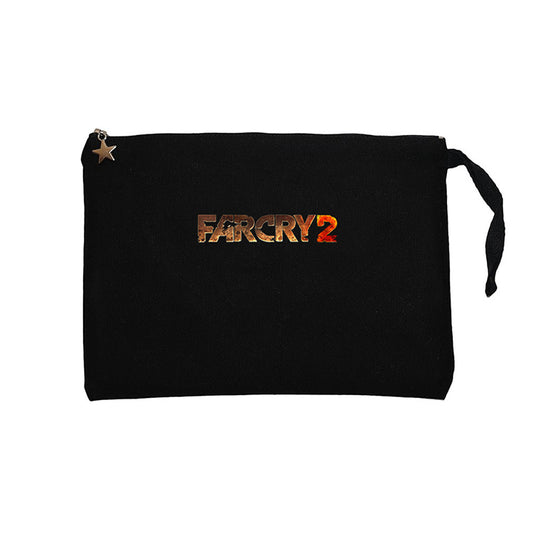 Farcry 2 Text Siyah Clutch Astarlı Cüzdan / El Çantası