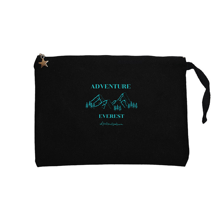 Adventure Everest Siyah Clutch Astarlı Cüzdan / El Çantası