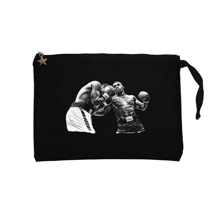 Mike Tyson Art Of Fight Siyah Clutch Astarlı Cüzdan / El Çantası