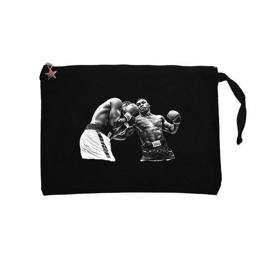 Mike Tyson Art Of Fight Siyah Clutch Astarlı Cüzdan / El Çantası