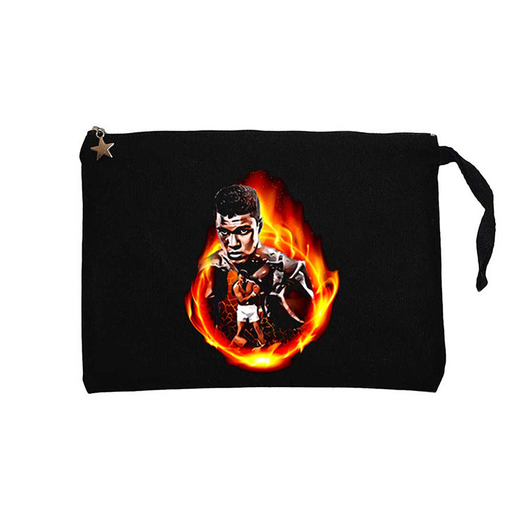 muhammad Ali Dragon Siyah Clutch Astarlı Cüzdan / El Çantası