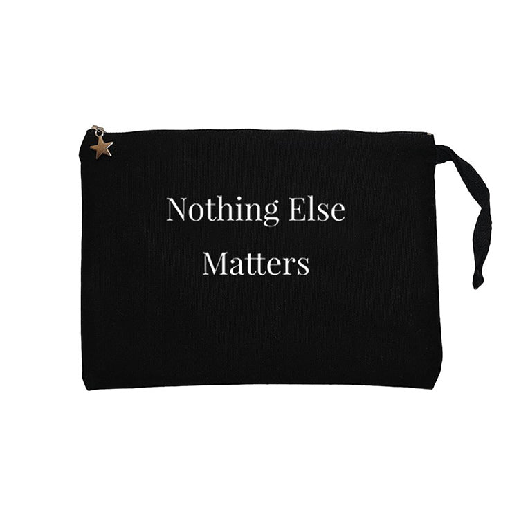 Metallica Nothing Else Matters Siyah Clutch Astarlı Cüzdan / El Çantası