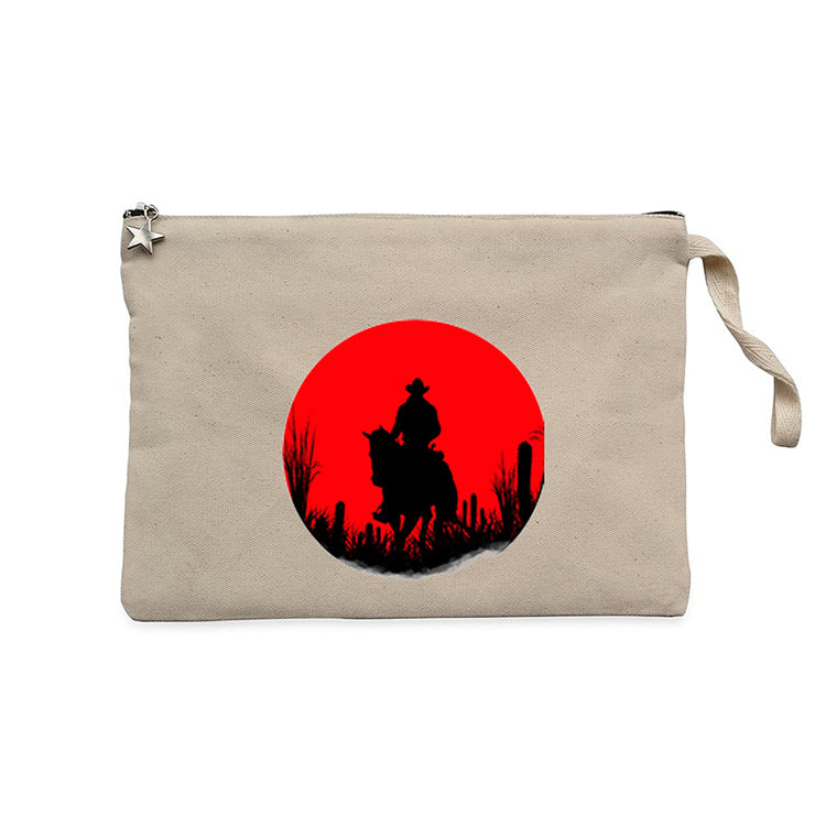 Red Dead Redemption 2 Red Krem Clutch Astarlı Cüzdan / El Çantası