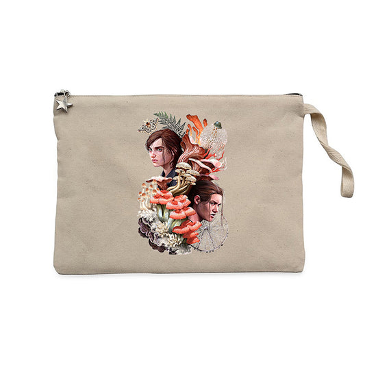 The Last Of Us 2 Fan Krem Clutch Astarlı Cüzdan / El Çantası