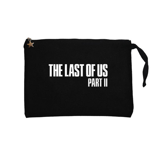 The Last of Us 2 Text Siyah Clutch Astarlı Cüzdan / El Çantası