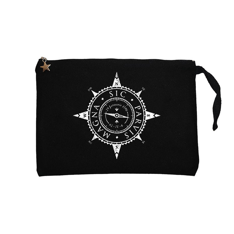 Uncharted 4 Adventure Siyah Clutch Astarlı Cüzdan / El Çantası