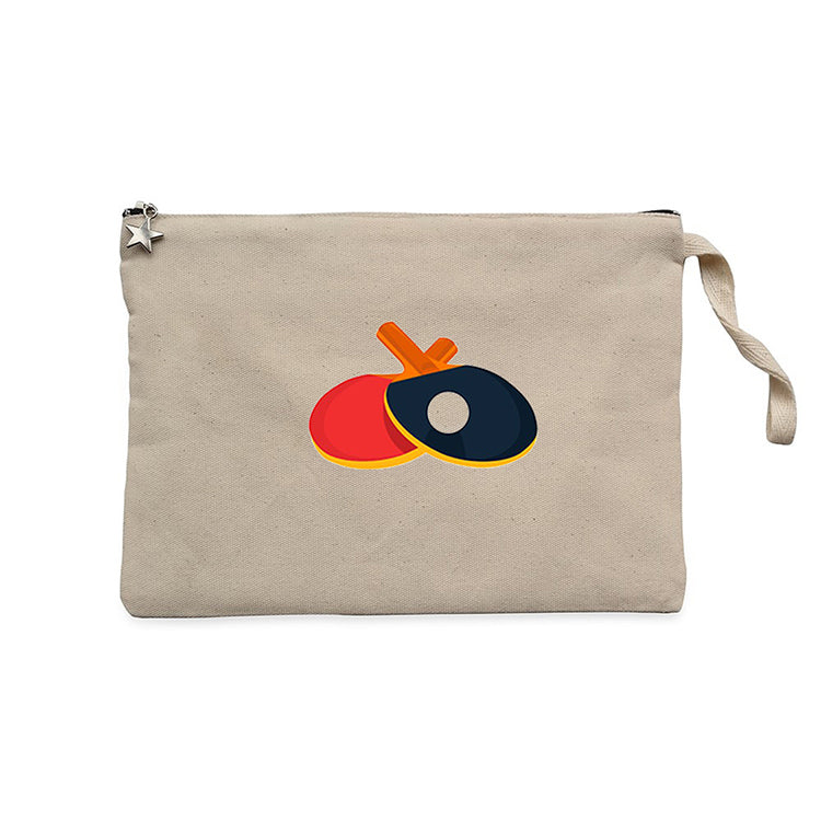 Ping Pong Color Krem Clutch Astarlı Cüzdan / El Çantası