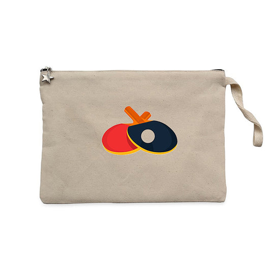 Ping Pong Color Krem Clutch Astarlı Cüzdan / El Çantası