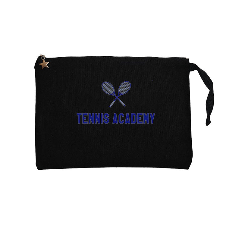 Tennis Academy Siyah Clutch Astarlı Cüzdan / El Çantası