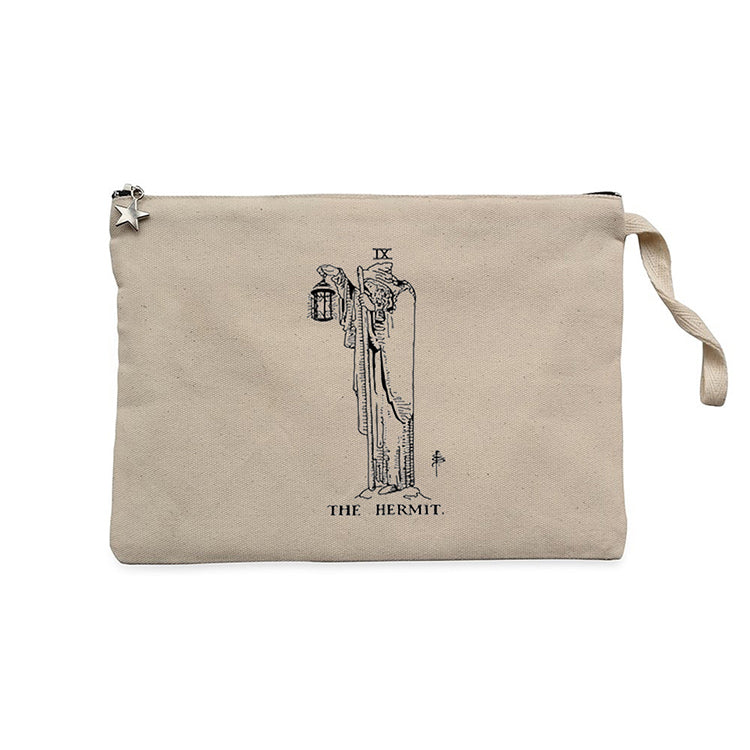 Led Zeppelin The Hermit Krem Clutch Astarlı Cüzdan / El Çantası