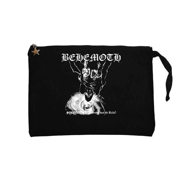 Behemoth Sventevith Siyah Clutch Astarlı Cüzdan / El Çantası