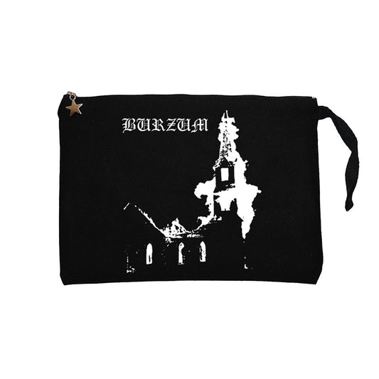 Burzum Burn Church Siyah Clutch Astarlı Cüzdan / El Çantası