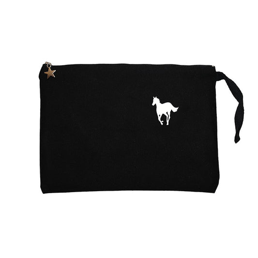 Deftones White Pony Logo Siyah Clutch Astarlı Cüzdan / El Çantası