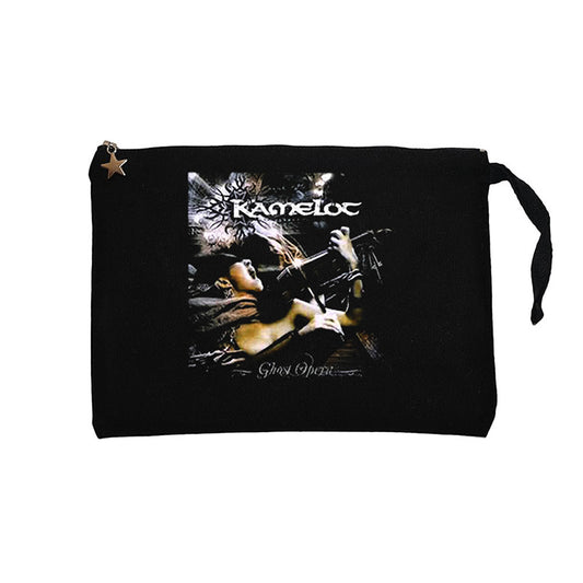 Kamelot Ghost Opera Siyah Clutch Astarlı Cüzdan / El Çantası