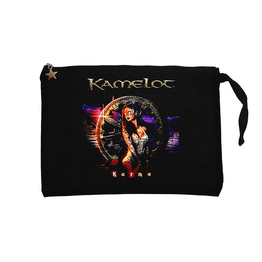 Kamelot Karma Siyah Clutch Astarlı Cüzdan / El Çantası