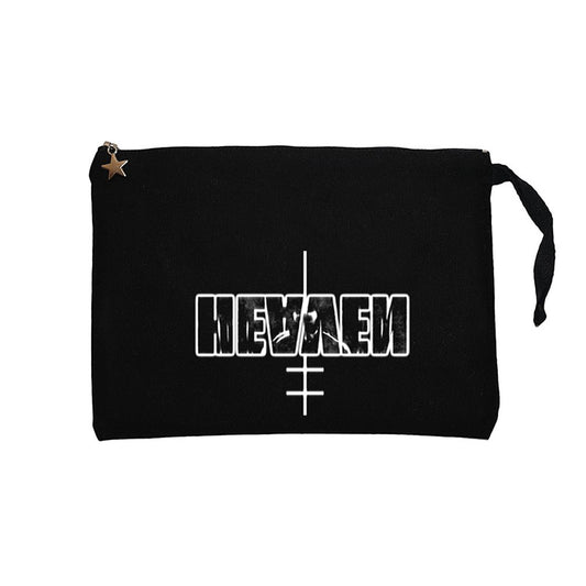 Marilyn Manson Heaven Siyah Clutch Astarlı Cüzdan / El Çantası