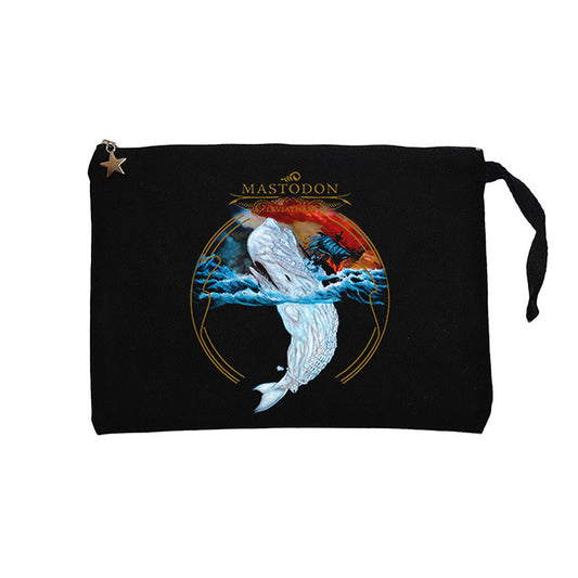 Mastodon Leviathan Siyah Clutch Astarlı Cüzdan / El Çantası