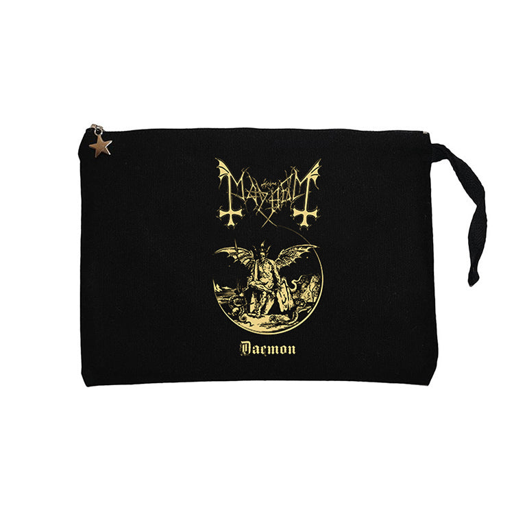 Mayhem Daemon King Siyah Clutch Astarlı Cüzdan / El Çantası