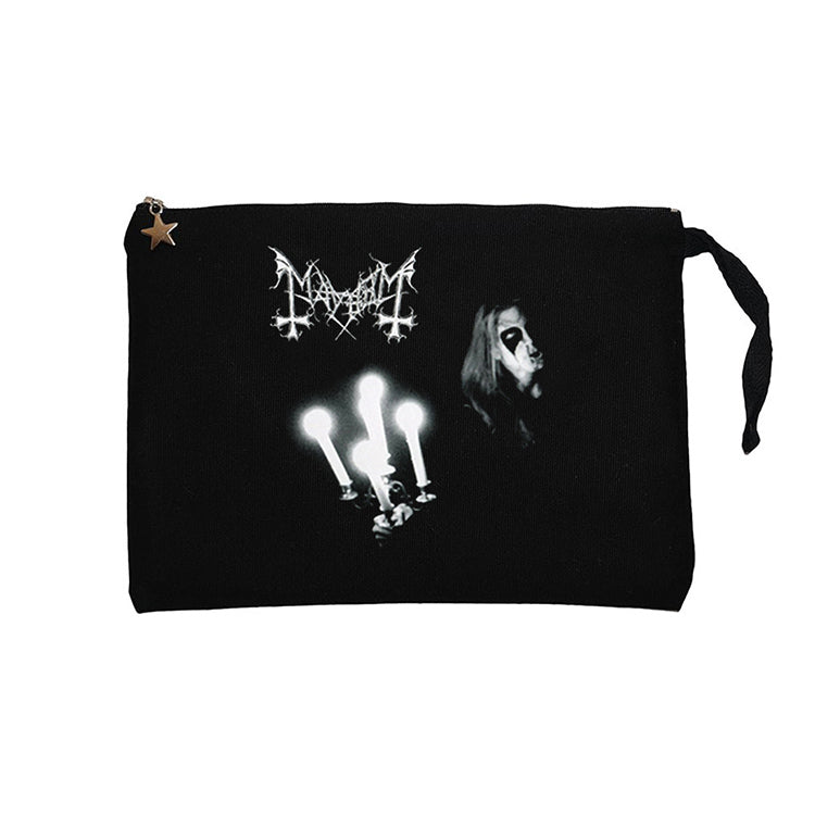 Mayhem Live in Leipzig Siyah Clutch Astarlı Cüzdan / El Çantası