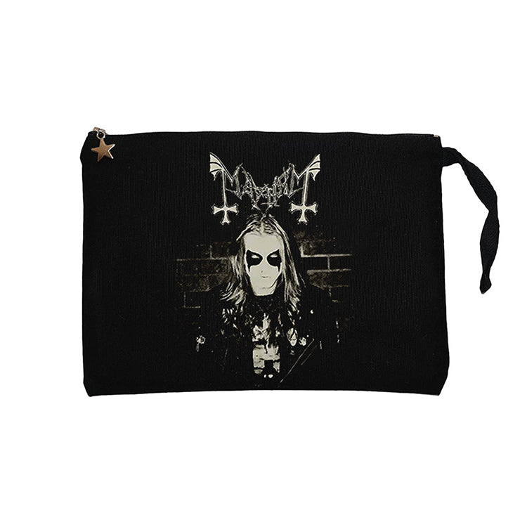 Mayhem Per Yngve Ohlin Siyah Clutch Astarlı Cüzdan / El Çantası