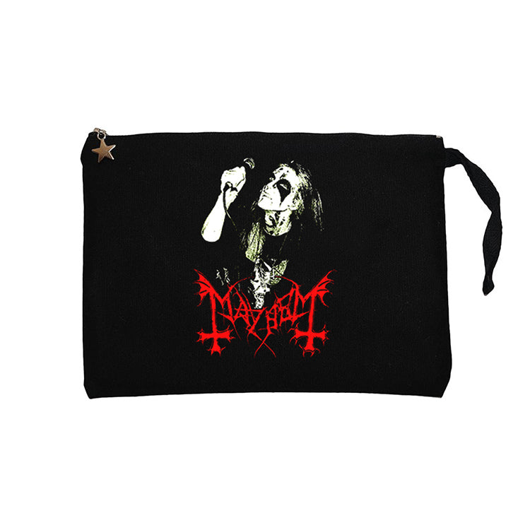 Mayhem Rotten Dead Siyah Clutch Astarlı Cüzdan / El Çantası