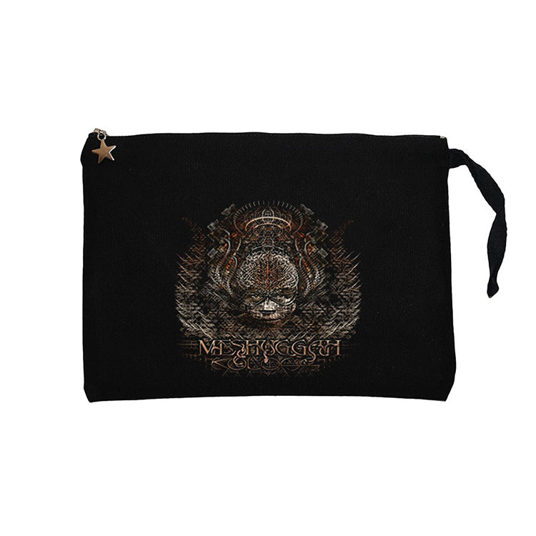 Meshuggah Koloss Siyah Clutch Astarlı Cüzdan / El Çantası