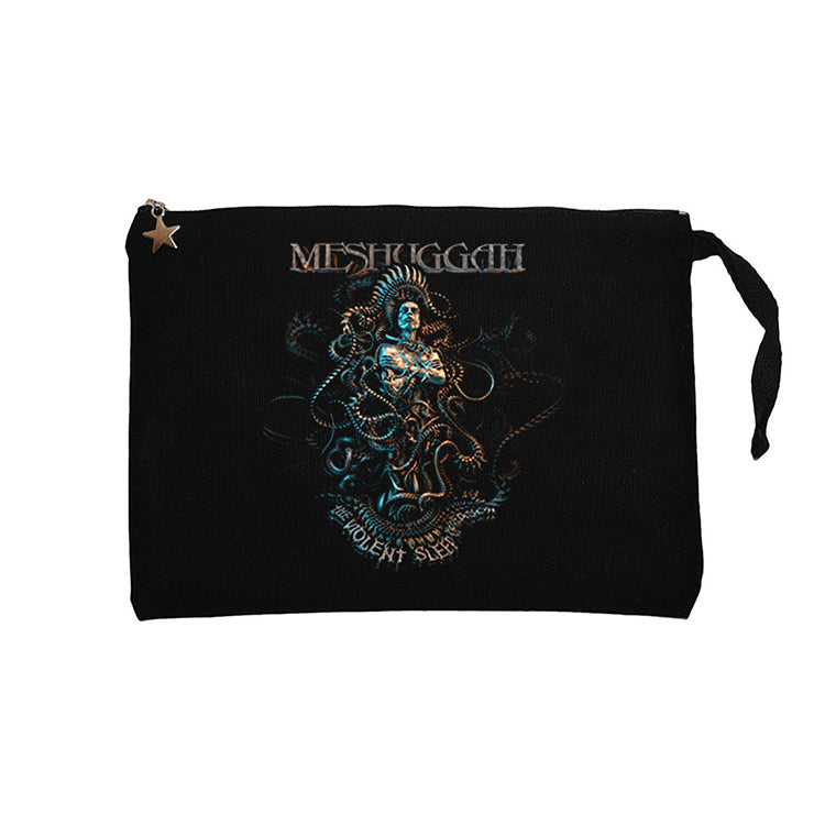 Meshuggah The Violent Sleep Of Reason Siyah Clutch Astarlı Cüzdan / El Çantası