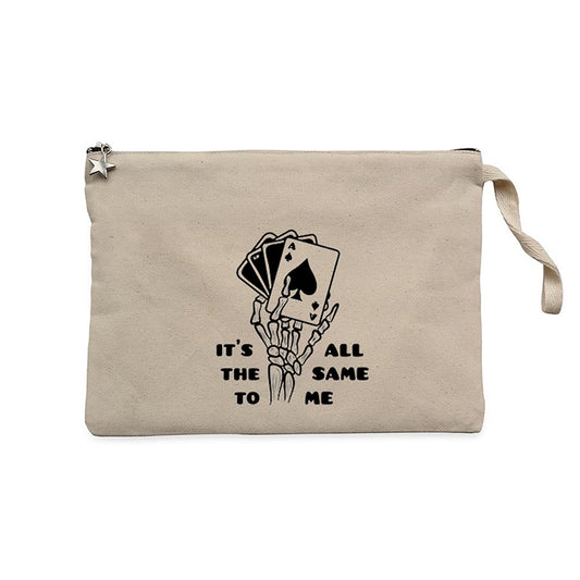 Motörhead Ace of Spades Skull Krem Clutch Astarlı Cüzdan / El Çantası