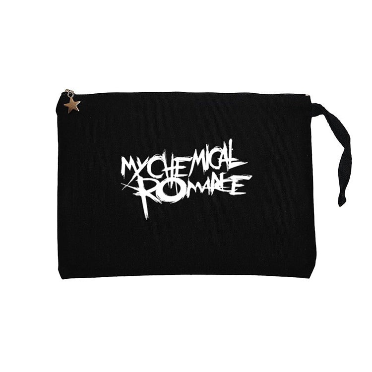 My Chemical Romance Logo Siyah Clutch Astarlı Cüzdan / El Çantası