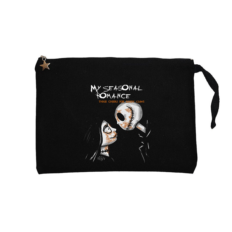 My Chemical Romance Three Cheers Grafiti Siyah Clutch Astarlı Cüzdan / El Çantası