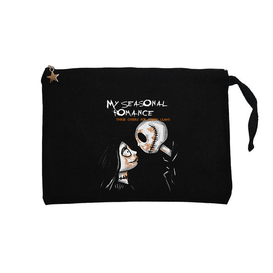 My Chemical Romance Three Cheers Grafiti Siyah Clutch Astarlı Cüzdan / El Çantası