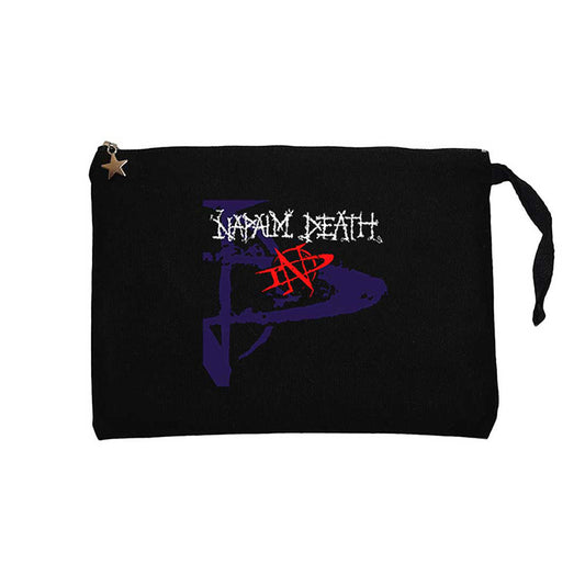 Napalm Death Greed Killing Siyah Clutch Astarlı Cüzdan / El Çantası