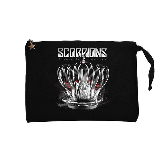 Scorpions Return To Forever Siyah Clutch Astarlı Cüzdan / El Çantası