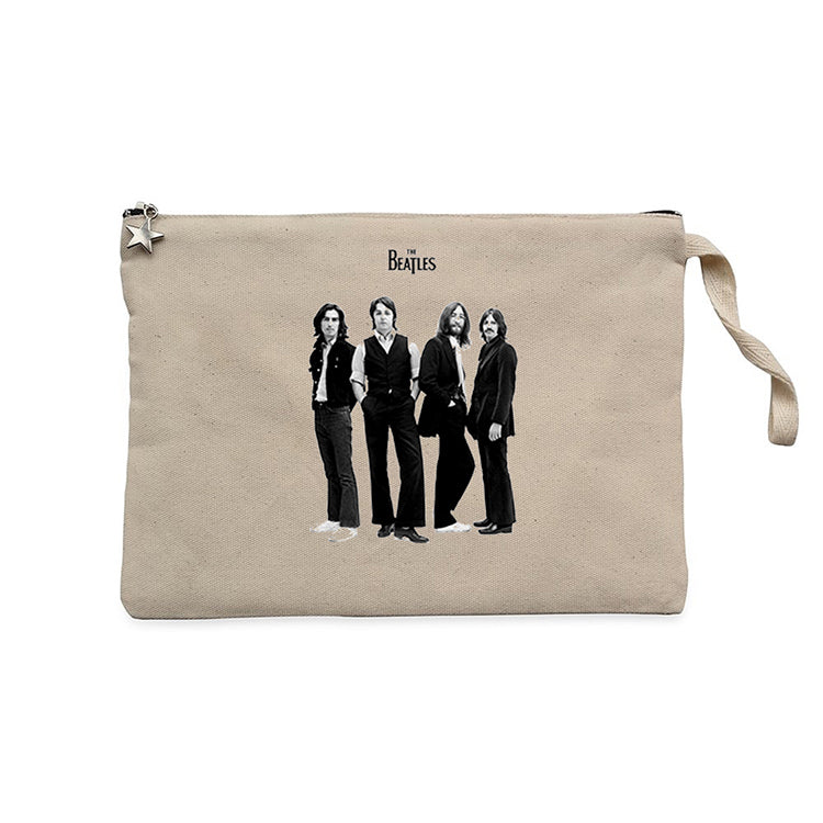 The Beatles Grup Krem Clutch Astarlı Cüzdan / El Çantası