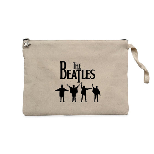 The Beatles Help! Krem Clutch Astarlı Cüzdan / El Çantası