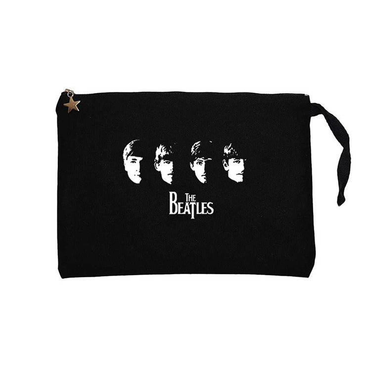 The Beatles Meet The Beatles! Siyah Clutch Astarlı Cüzdan / El Çantası