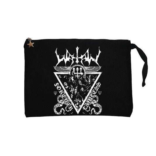 Watain Lawless Darkness Siyah Clutch Astarlı Cüzdan / El Çantası