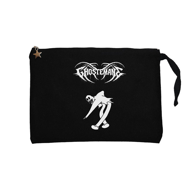 Ghostemane Classic Siyah Clutch Astarlı Cüzdan / El Çantası