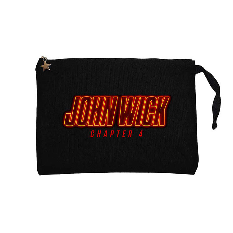 John Wick Neon Siyah Clutch Astarlı Cüzdan / El Çantası