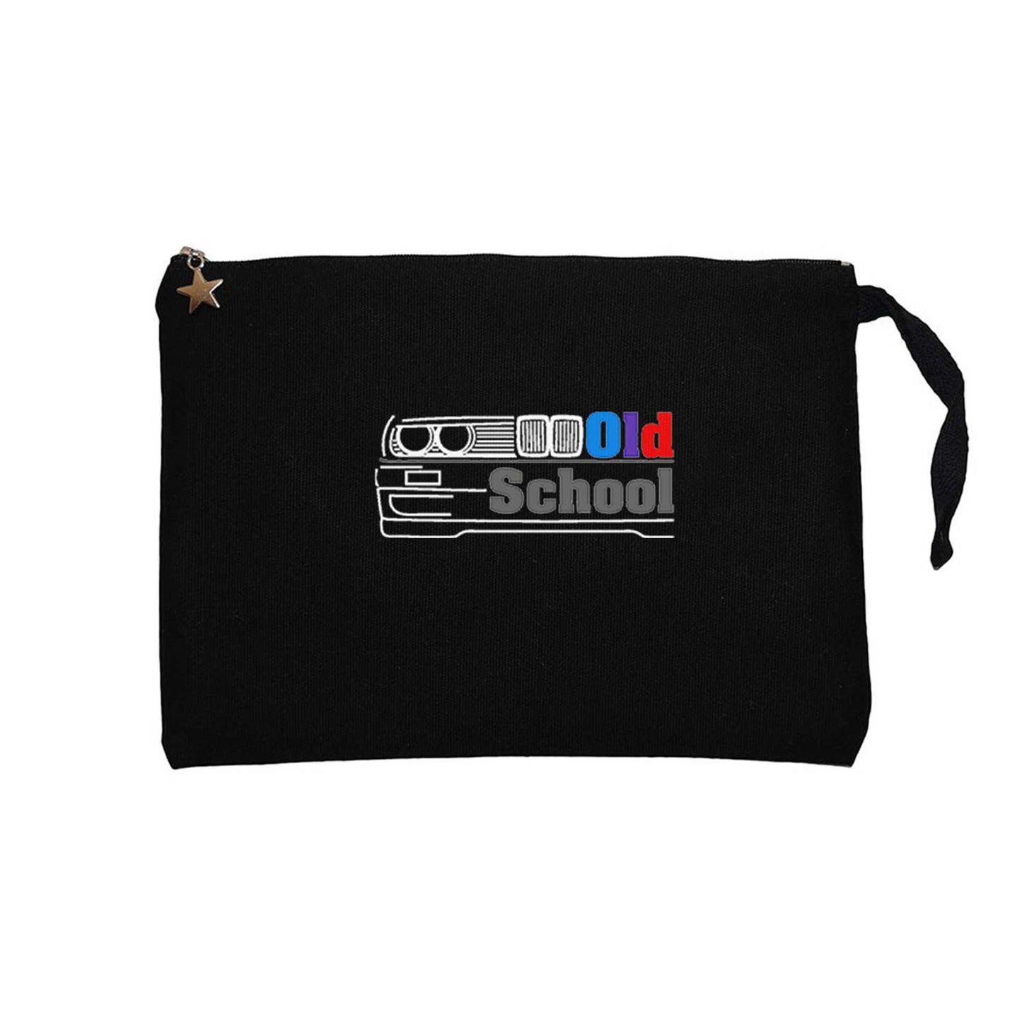 BMW Old School E30 Color Siyah Clutch Astarlı Cüzdan / El Çantası